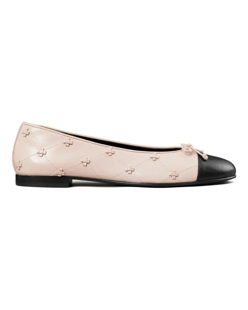 Tory Burch Bunny Knot Ballerinas mit Zehenkappe - Rosa Rosa