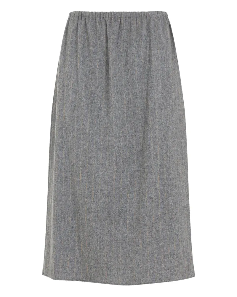 Carven pinstripe midi skirt - Grau Grau