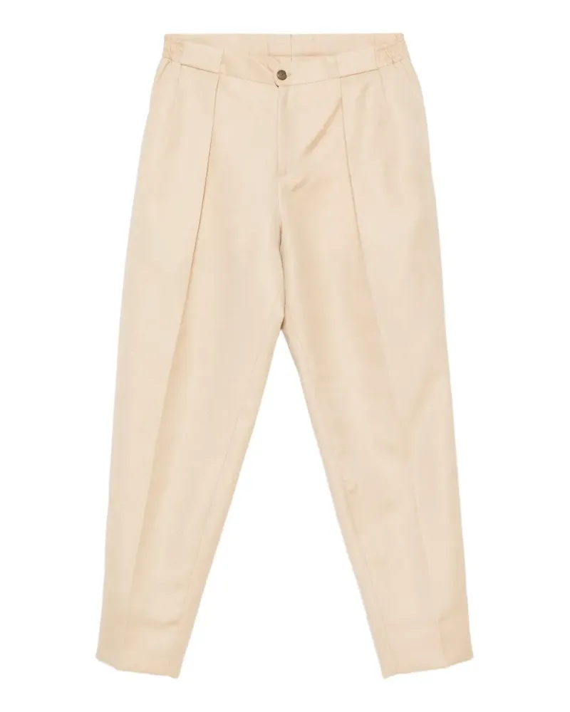 Briglia 1949 pleated pressed-crease trousers - Nude Nude