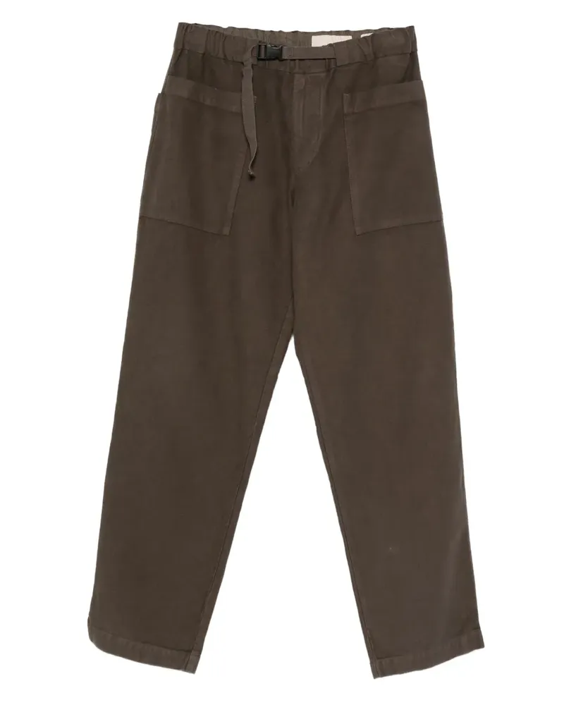 Original Vintage Style patch-pocket trousers - Braun Braun