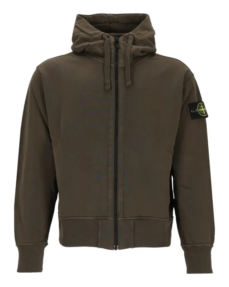 Stone Island 6100009 Fleece-Sweatshirt - Braun Braun