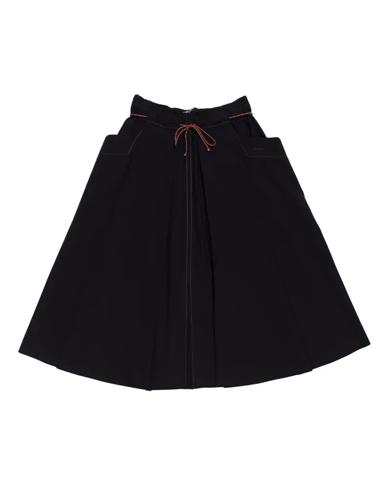 BIMBA Y LOLA Midirock in A-Linie - Schwarz Schwarz