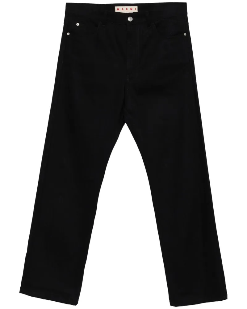 Marni Hose mit geradem Bein - Schwarz Schwarz