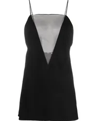 Stella McCartney Top mit Einsätzen Schwarz