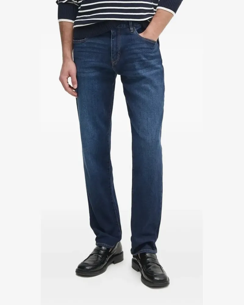 Armani Exchange Jeans mit Logo-Stickerei - Blau Blau