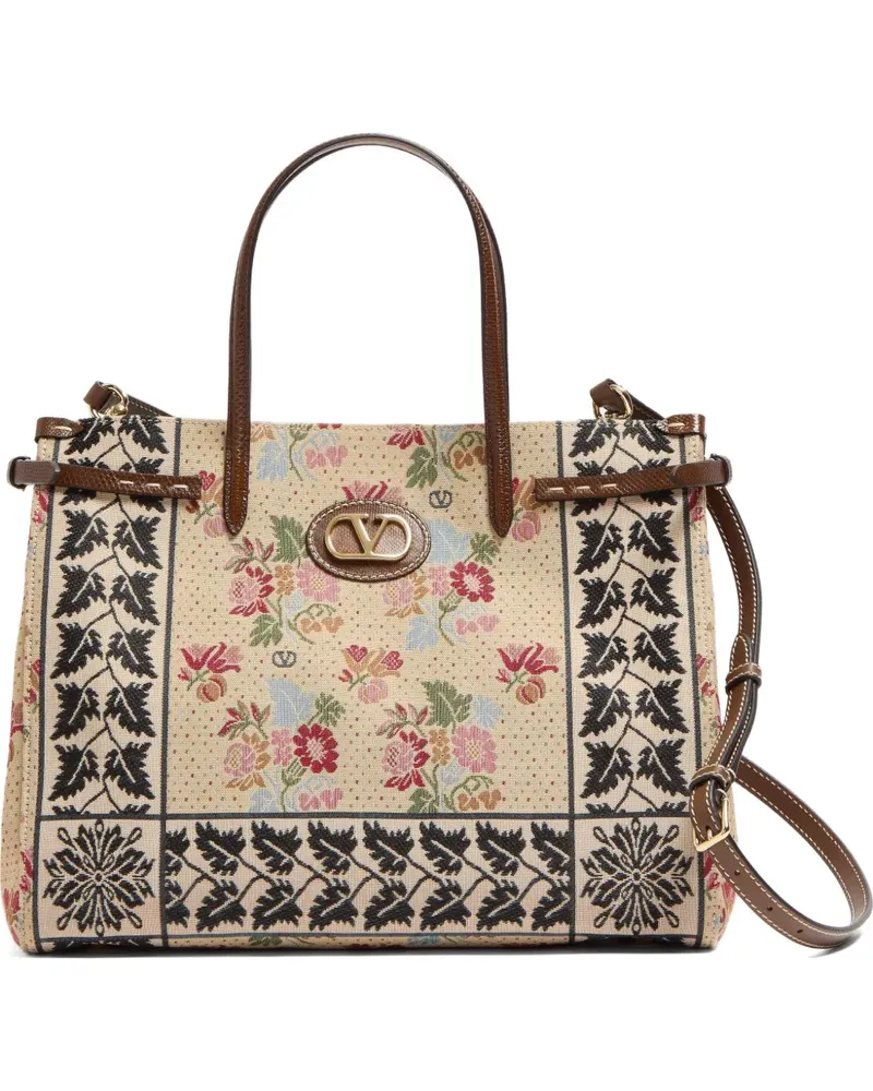 Valentino Garavani Mittelgroße Antibes Tote Bag - Nude Nude