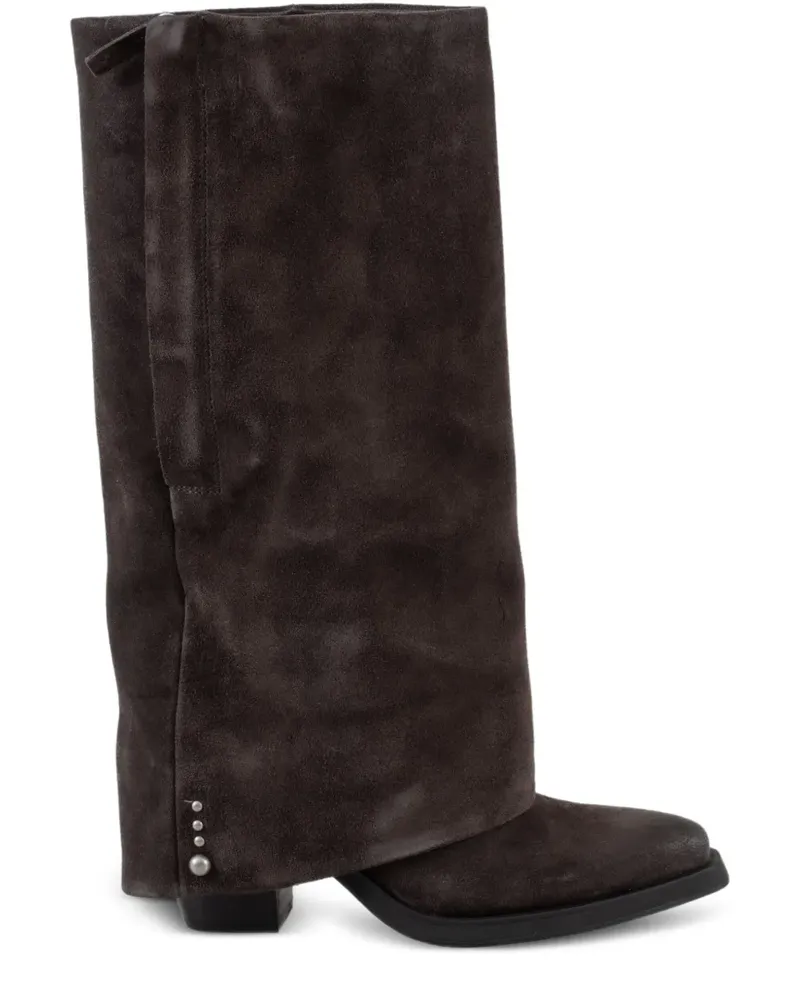 ash Jackson Stiefel mit Reißverschluss 85mm - Braun Braun