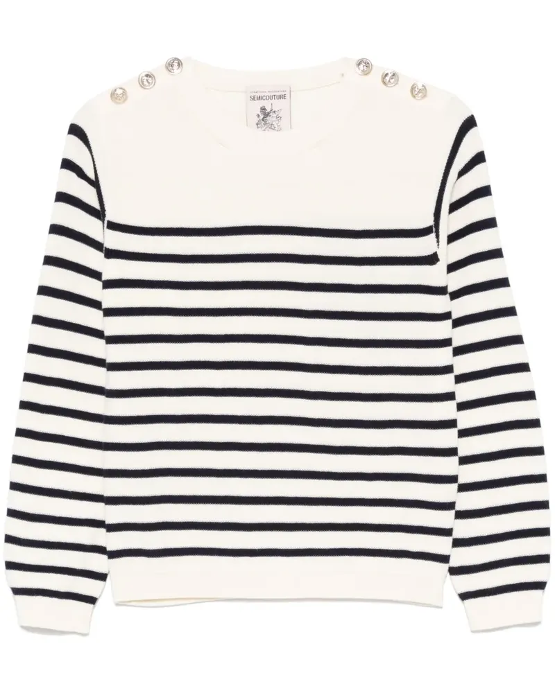 Semicouture Perla Pullover - Nude Nude