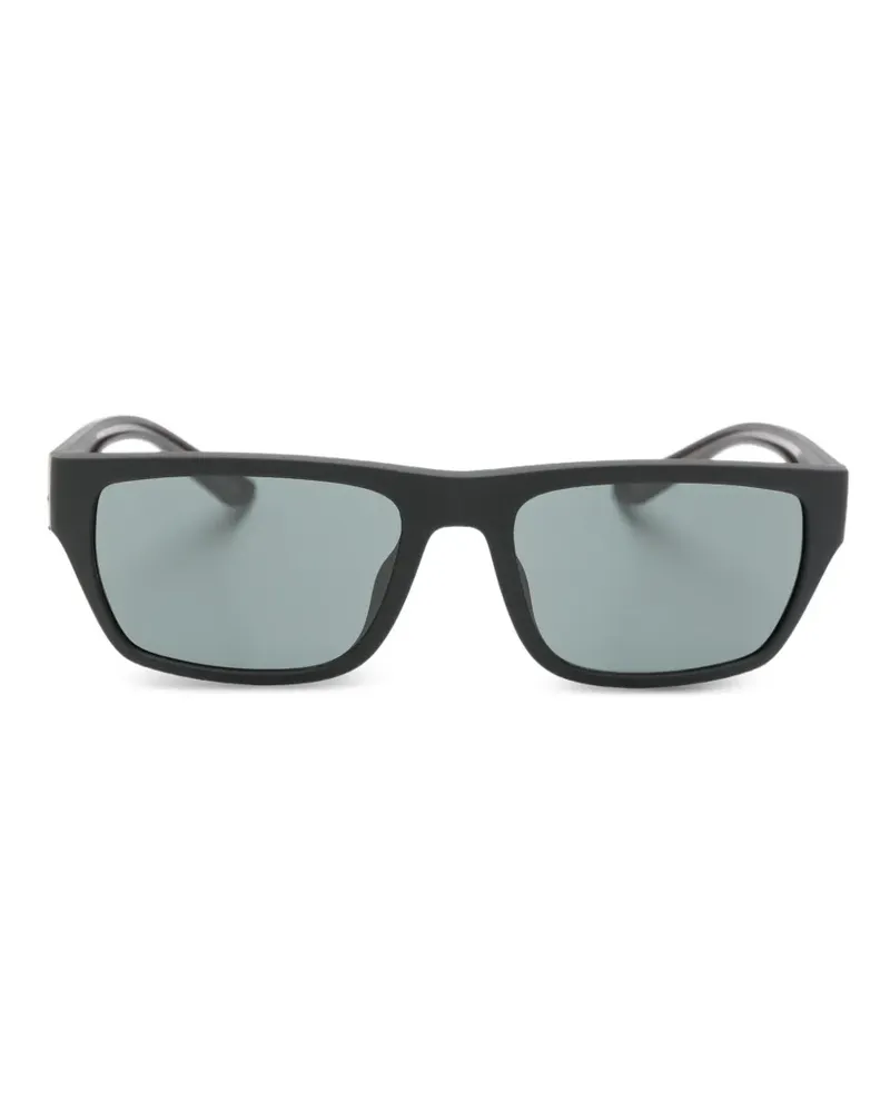 Emporio Armani rectangle frame sunglasses - Schwarz Schwarz