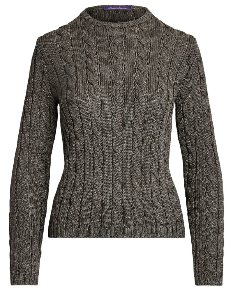 Ralph Lauren Pullover mit Zopfmuster - Grau Grau