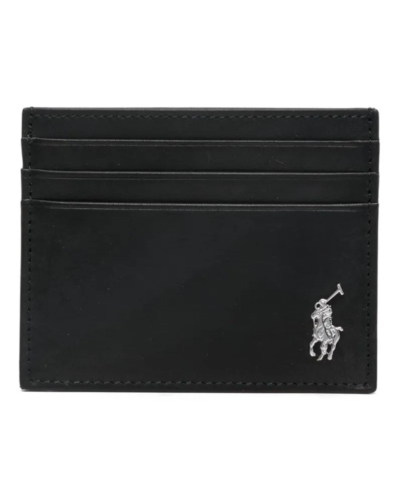 Ralph Lauren Kartenetui mit Polo Pony - Schwarz Schwarz