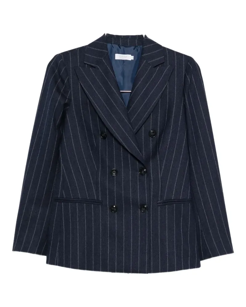 BARBA pinstriped double-breasted blazer - Blau Blau