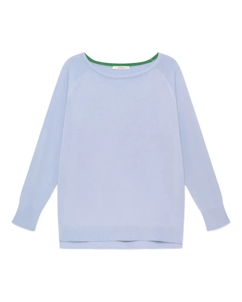 Maliparmi contrasting trim sweater - Blau Blau