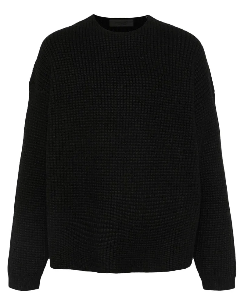 Fear of God Pullover mit Logo-Patch - Schwarz Schwarz
