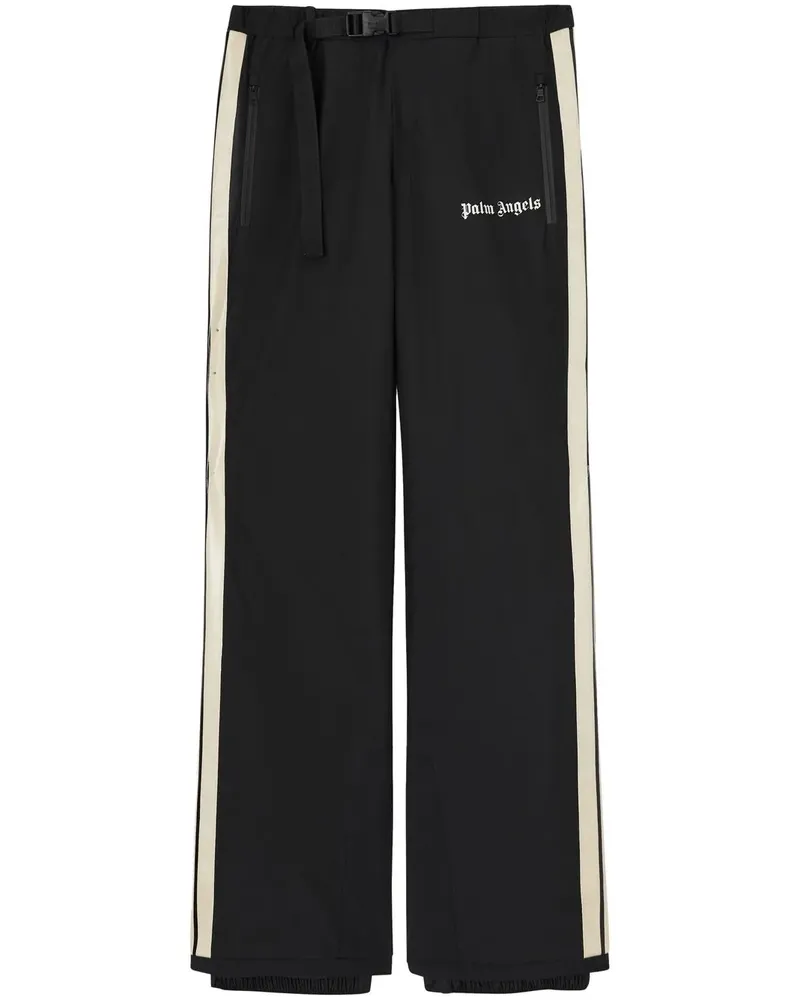 Palm Angels Track Skihose mit Logo-Print - Schwarz Schwarz