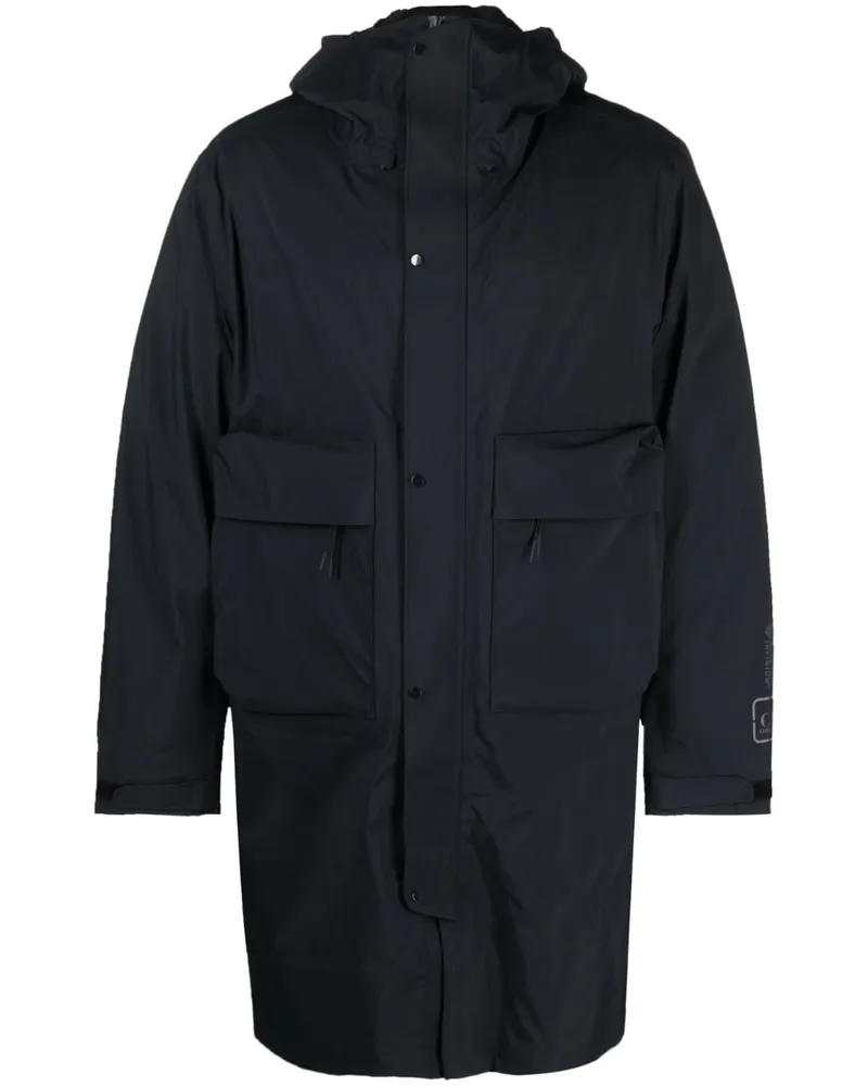 C.P. Company Mantel im Layering-Look - Blau Blau
