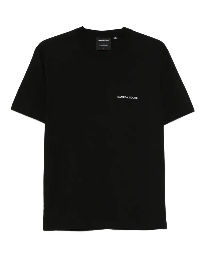 Canada Goose Novo T-Shirt mit Logo - Schwarz Schwarz