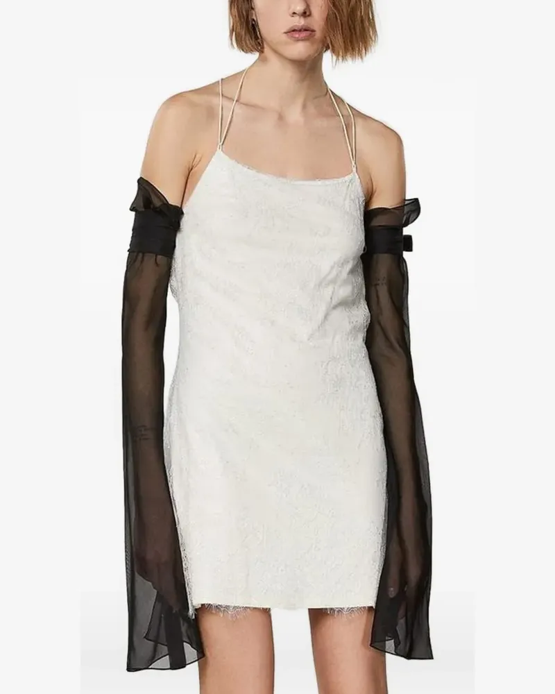 Patrizia Pepe Rückenfreies Minikleid - Weiß Weiß
