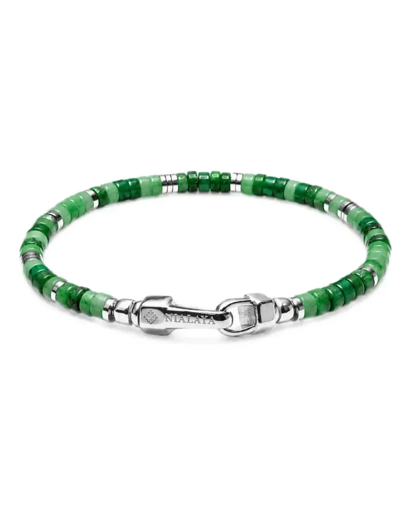 Nialaya Armband mit Logo-Gravur - Grün Grün