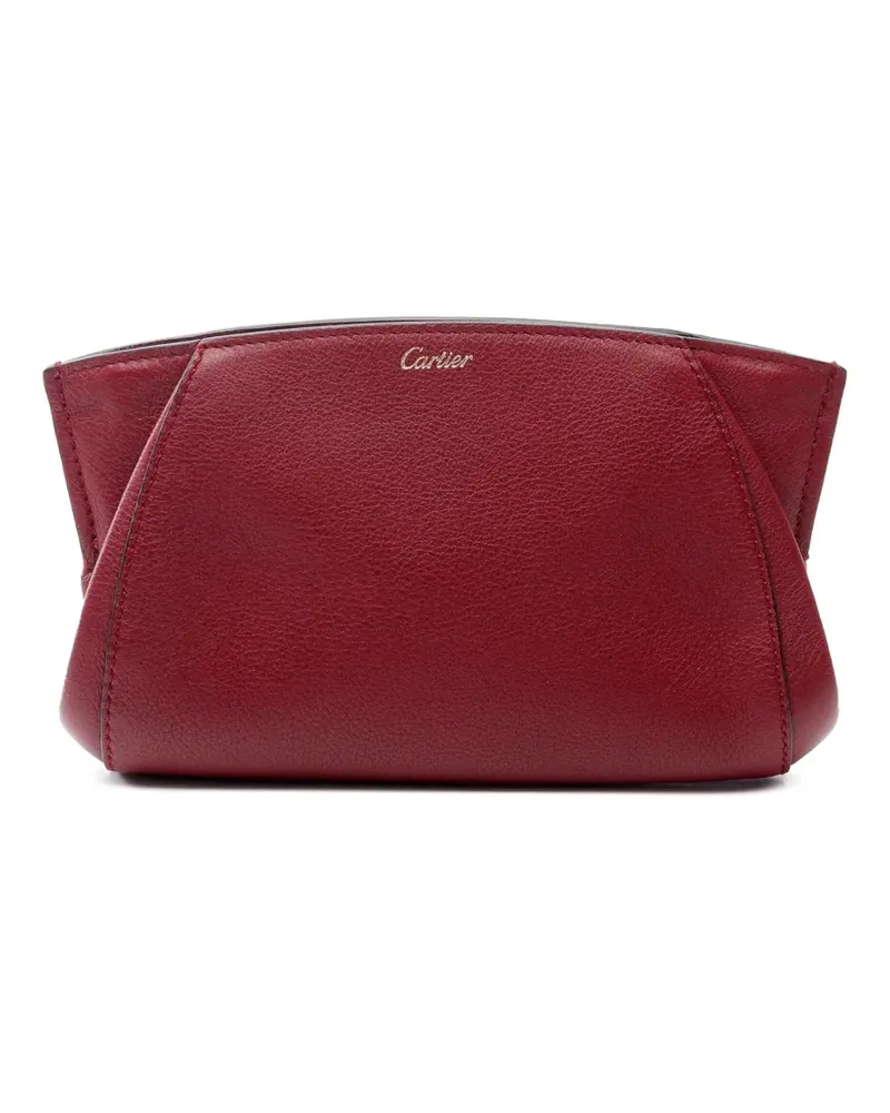 Cartier 2010-2025 Leather C De  clutch bag - Rot Rot
