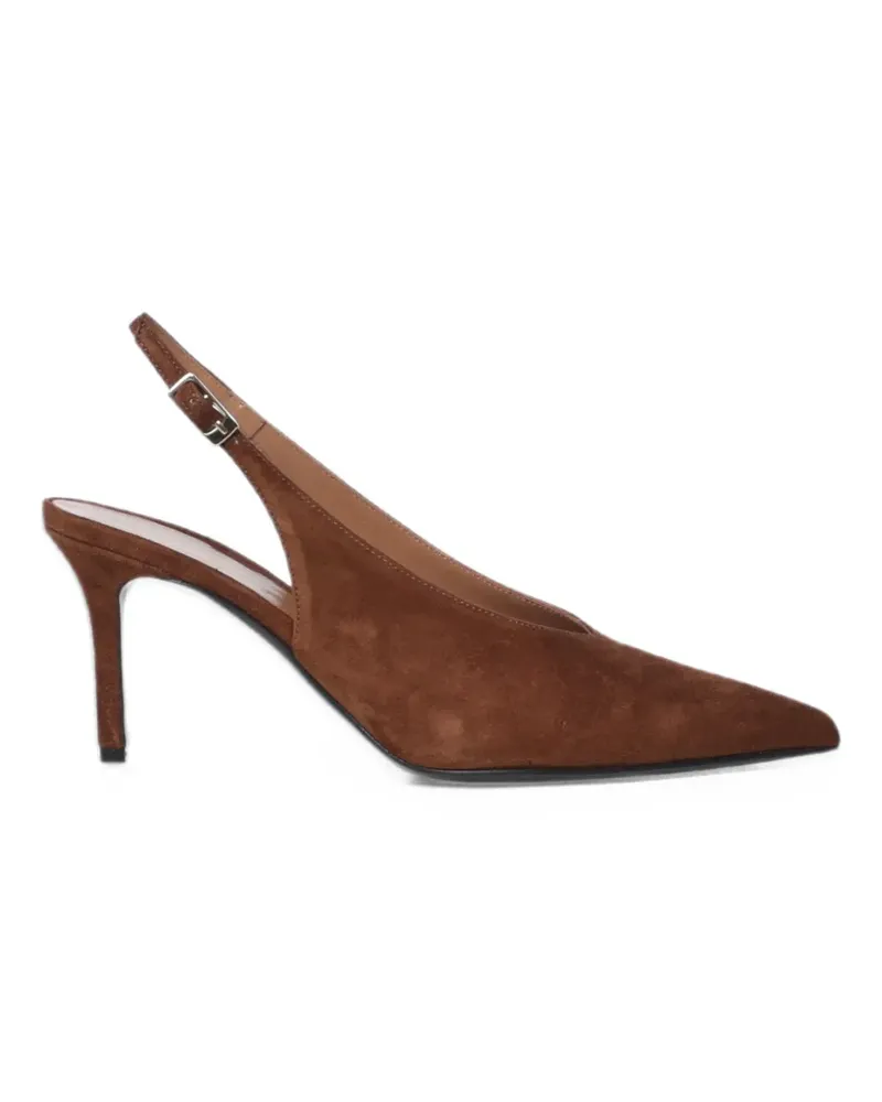 Giuliano Galiano Tara pointed-toe slingback pumps - Braun Braun