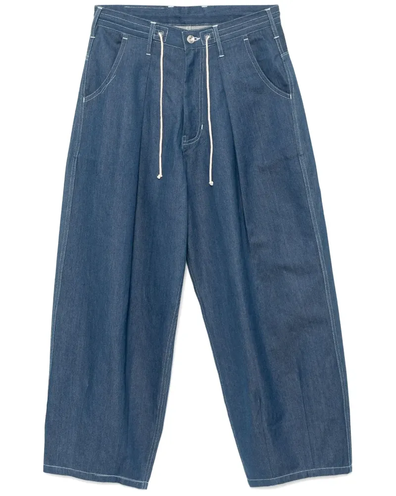 STORY mfg. Jeans mit Eingrifftaschen - Blau Blau