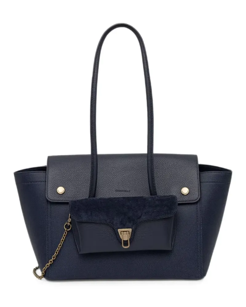 Coccinelle Handtasche aus gekörntem Leder - Blau Blau