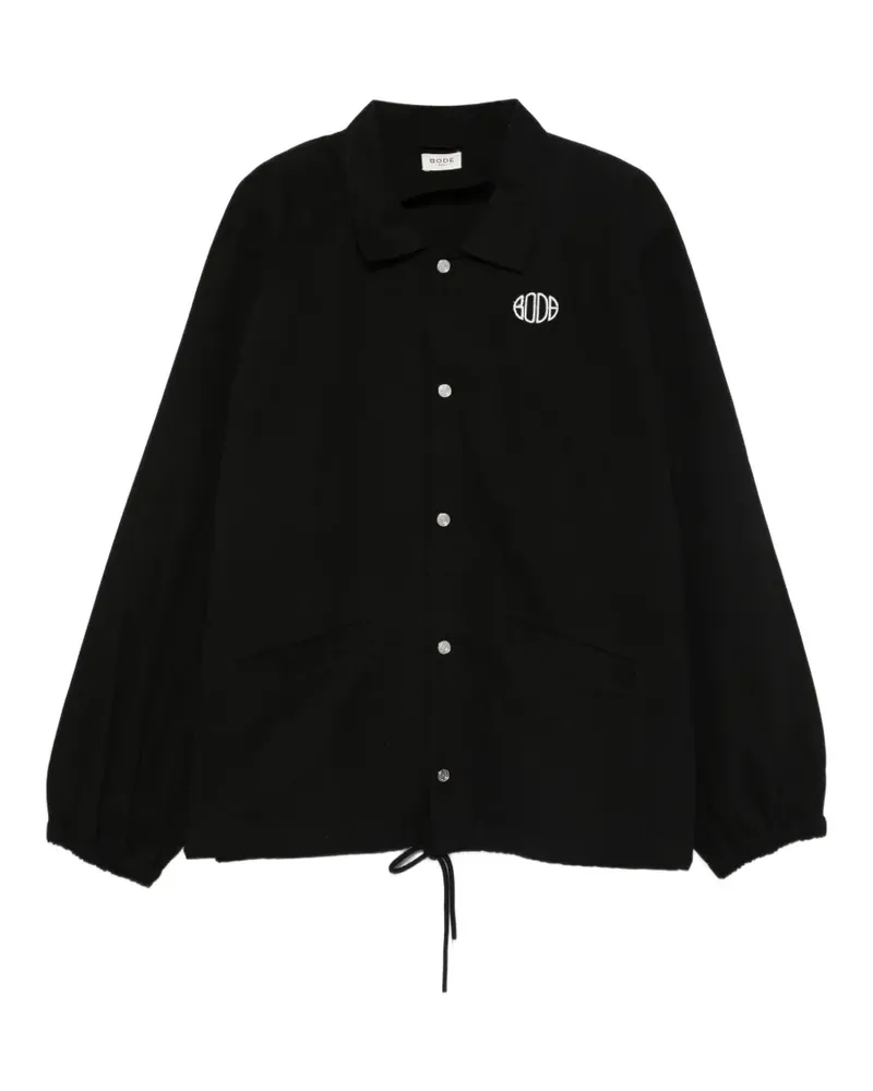 BODE Jacke mit Logo-Stickerei - Schwarz Schwarz