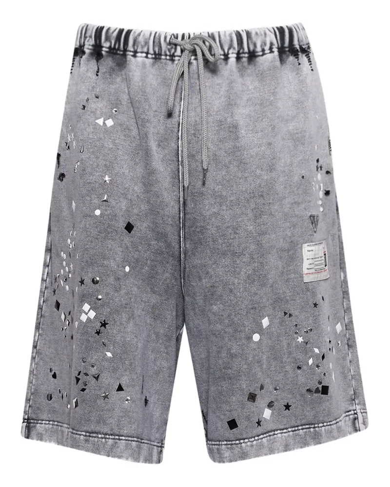 MIHARAYASUHIRO Verzierte Shorts - Grau Grau