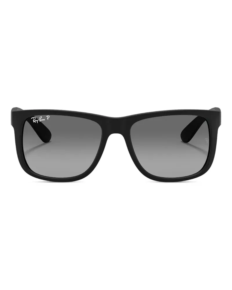 Ray Ban Justin rectangle-frame sunglasses - Schwarz Schwarz
