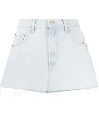 Mother Halbhoher Jeans-Minirock Blau