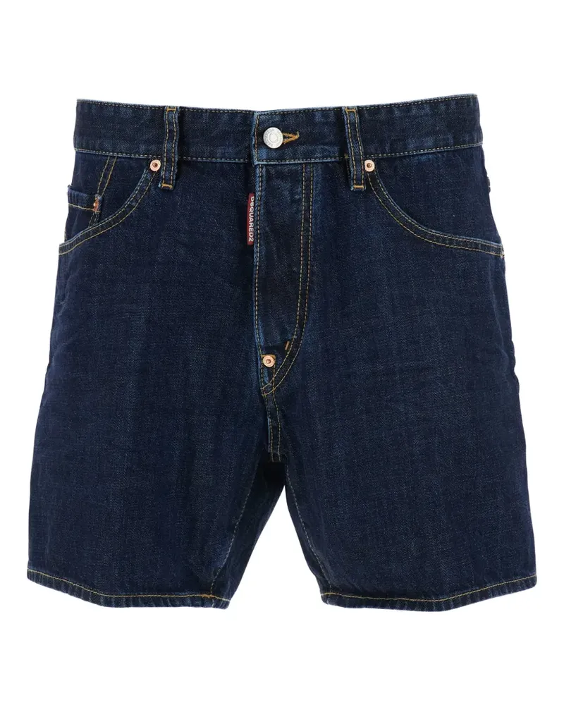 Dsquared2 Bro buttoned denim shorts - Blau Blau