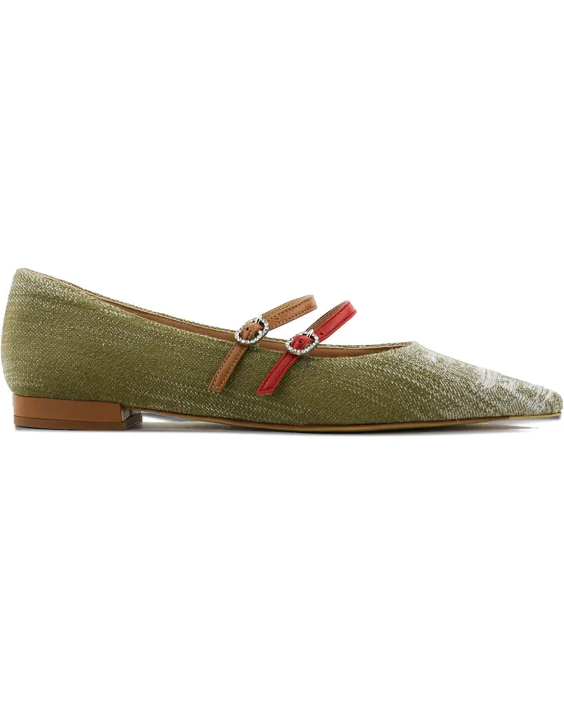 Paul Warmer Astro Ballerinas - Grün Grün