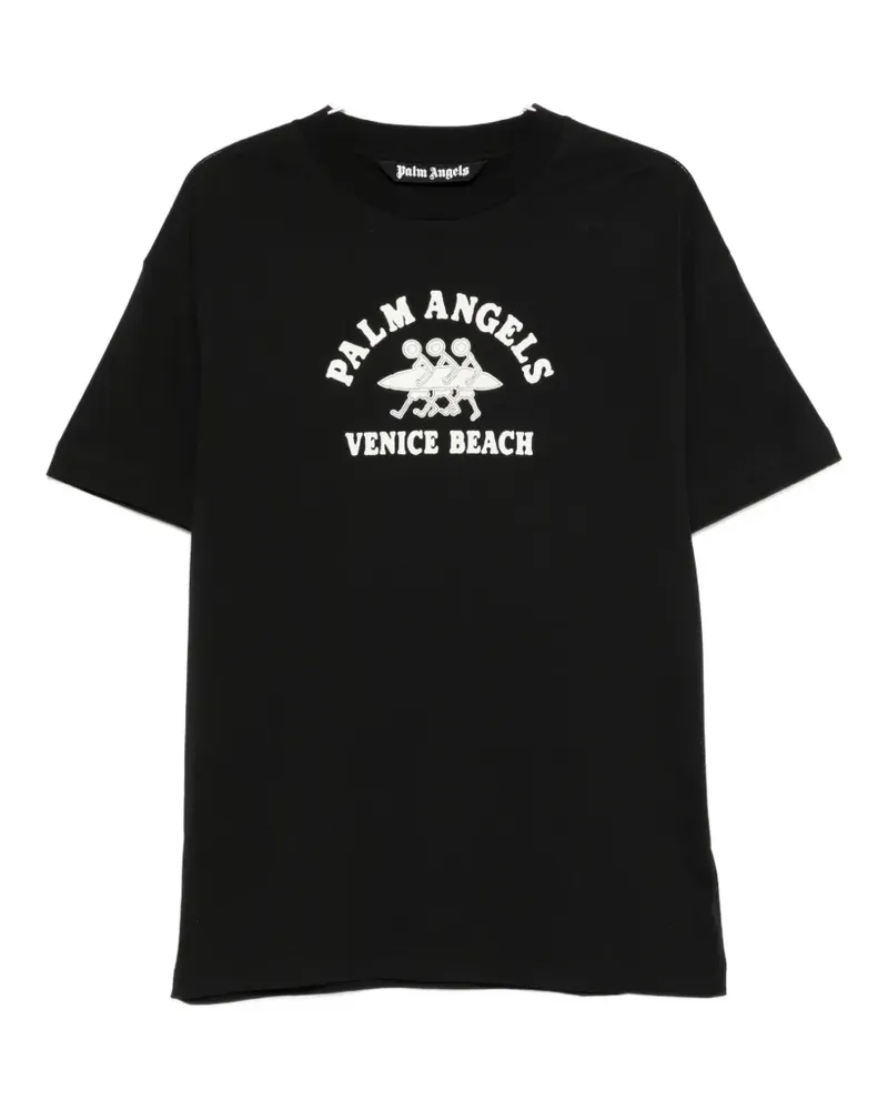 Palm Angels Venice Beach graphic-print T-shirt - Schwarz Schwarz
