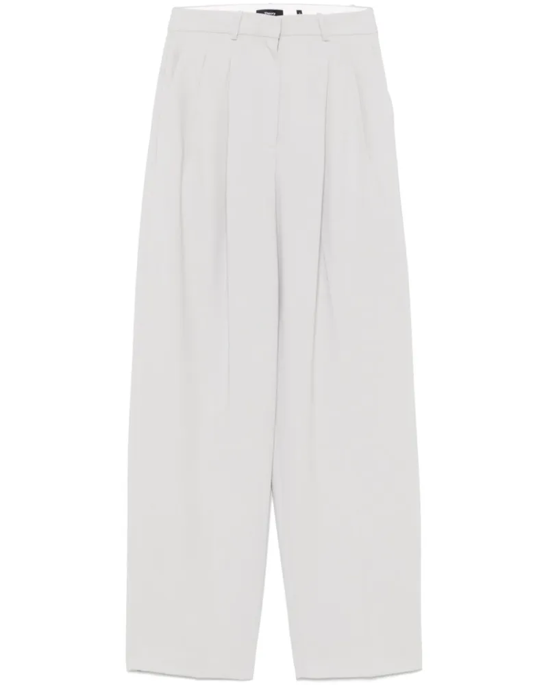 Theory Hose mit doppelter Falte - Grau Grau