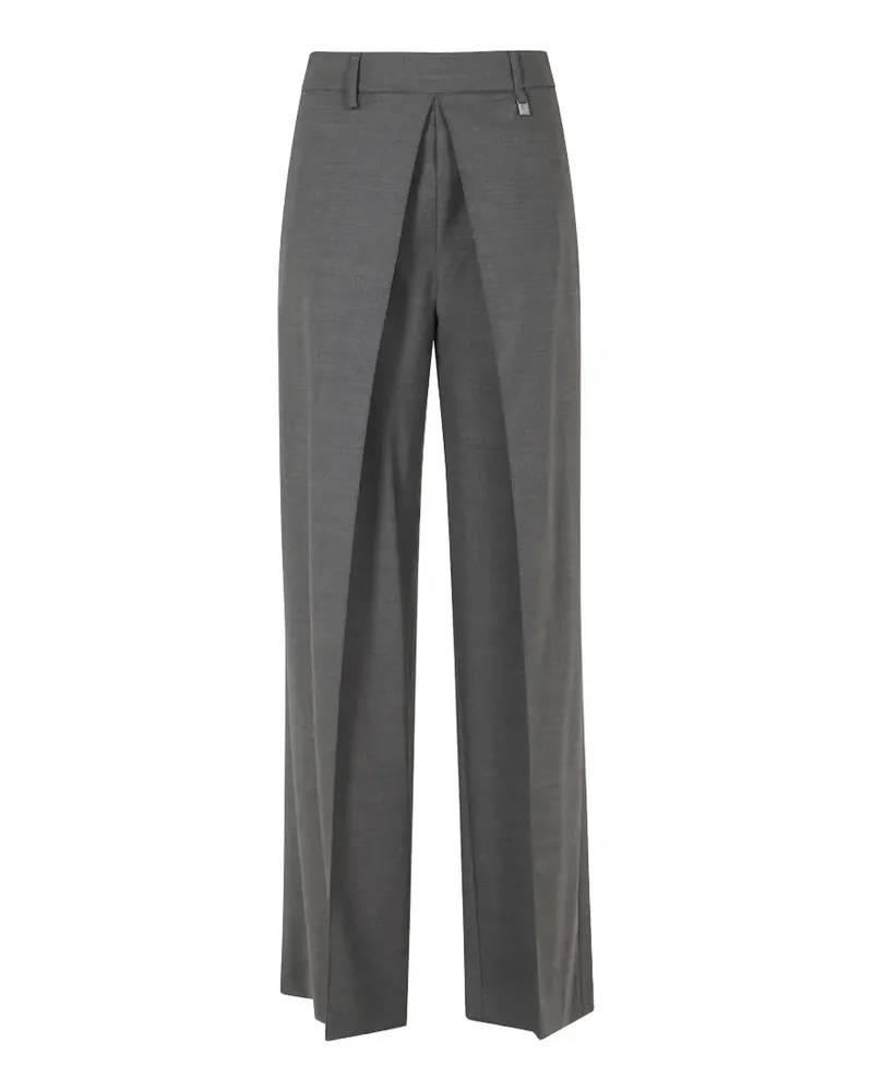 Giuseppe di Morabito layered wide-leg tailored trousers - Grau Grau