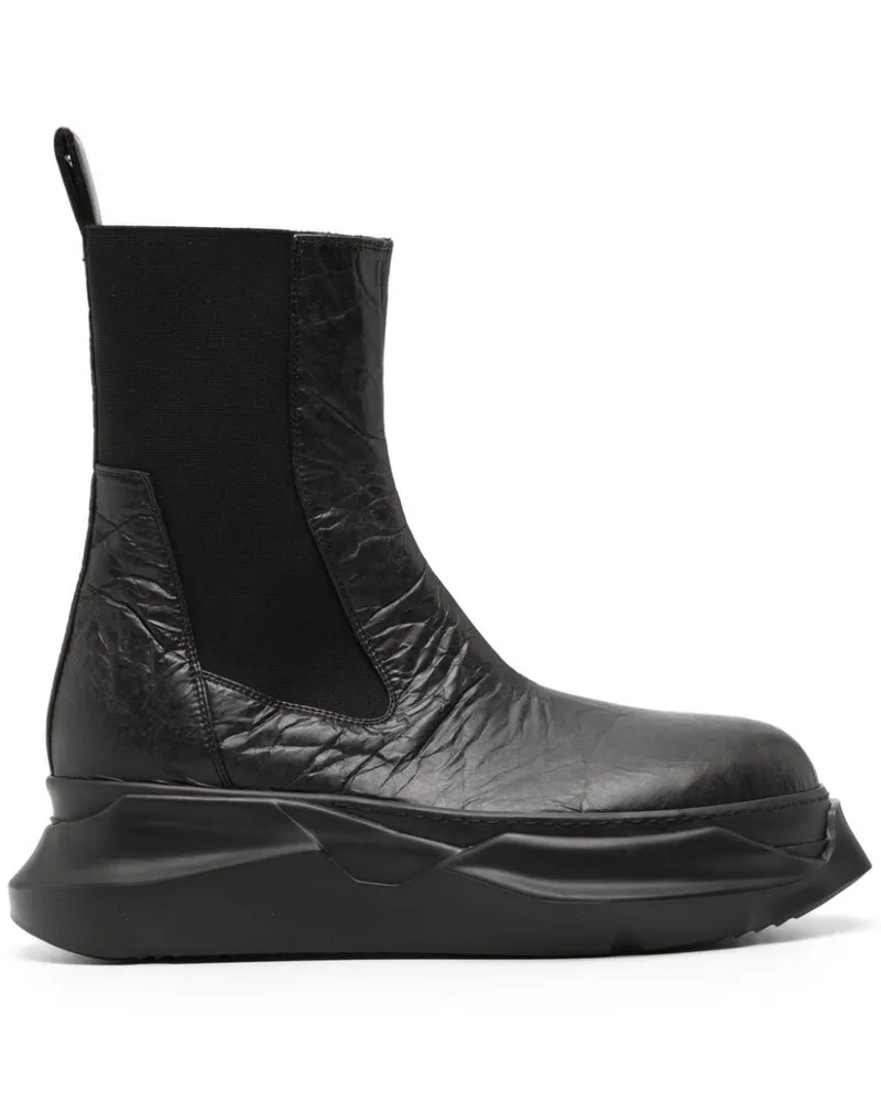 DRKSHDW by Rick Owens Beatle Abstract Stiefel mit Tragefalten Schwarz