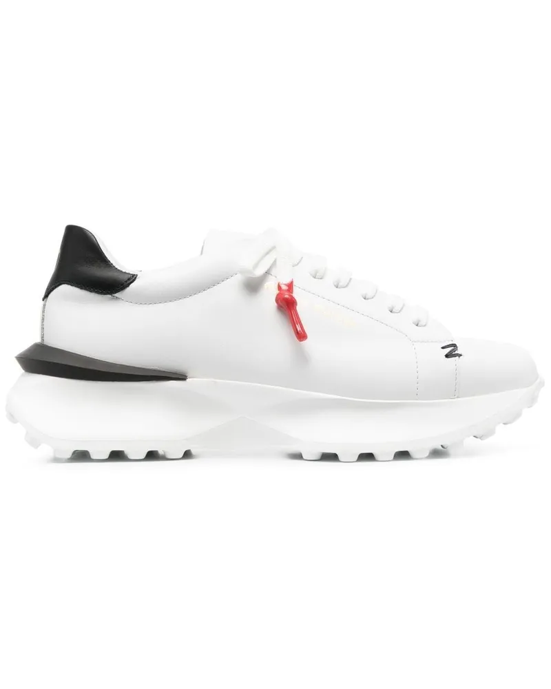 Giuliano Galiano Raptor 1 Sneakers mit dicker Sohle - Weiß Weiß