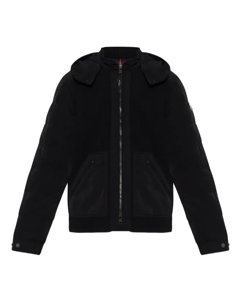 Moncler Pelat hooded puffer jacket - Schwarz Schwarz