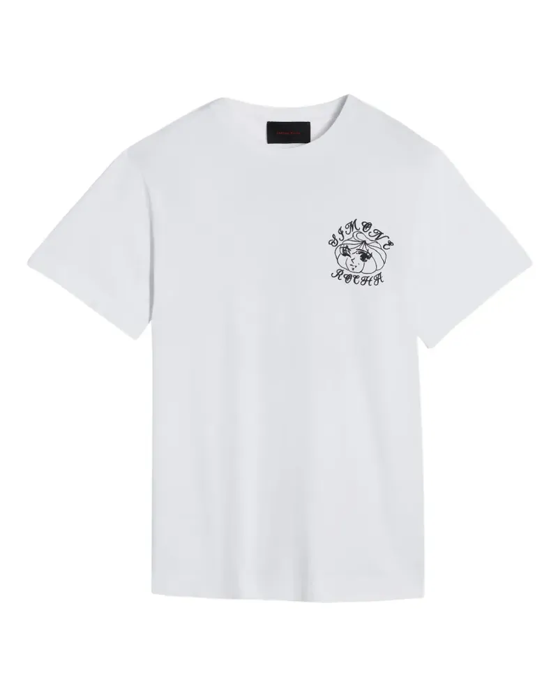 Simone Rocha Dim Sum T-Shirt mit Logo-Print - Weiß Weiß