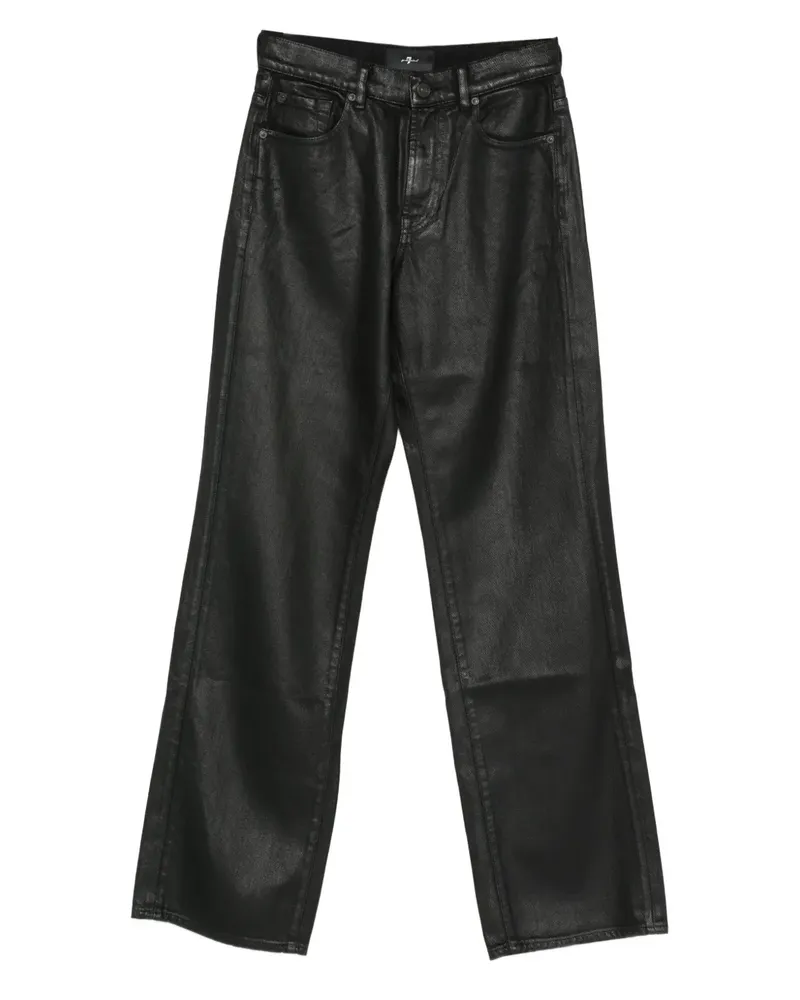 Seven7 Beschichtete Jeans - Schwarz Schwarz