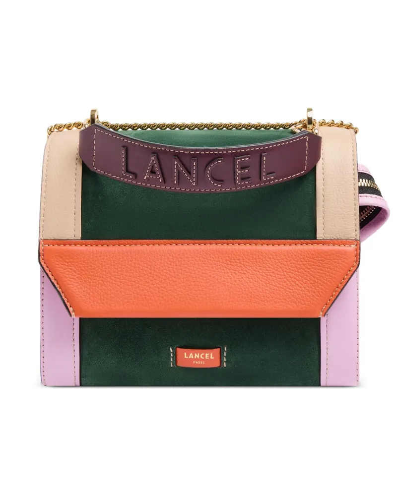 Lancel Ninon Schultertasche aus Leder in Colour-Block-Optik - Grün Grün