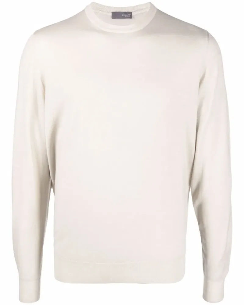 Drumohr  Pullover mit Rundhalsausschnitt - Nude Nude