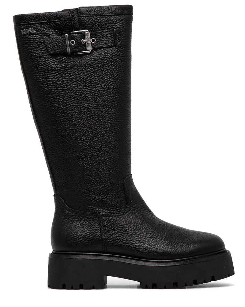 Karl Lagerfeld Kniehohe Stiefel - Schwarz Schwarz