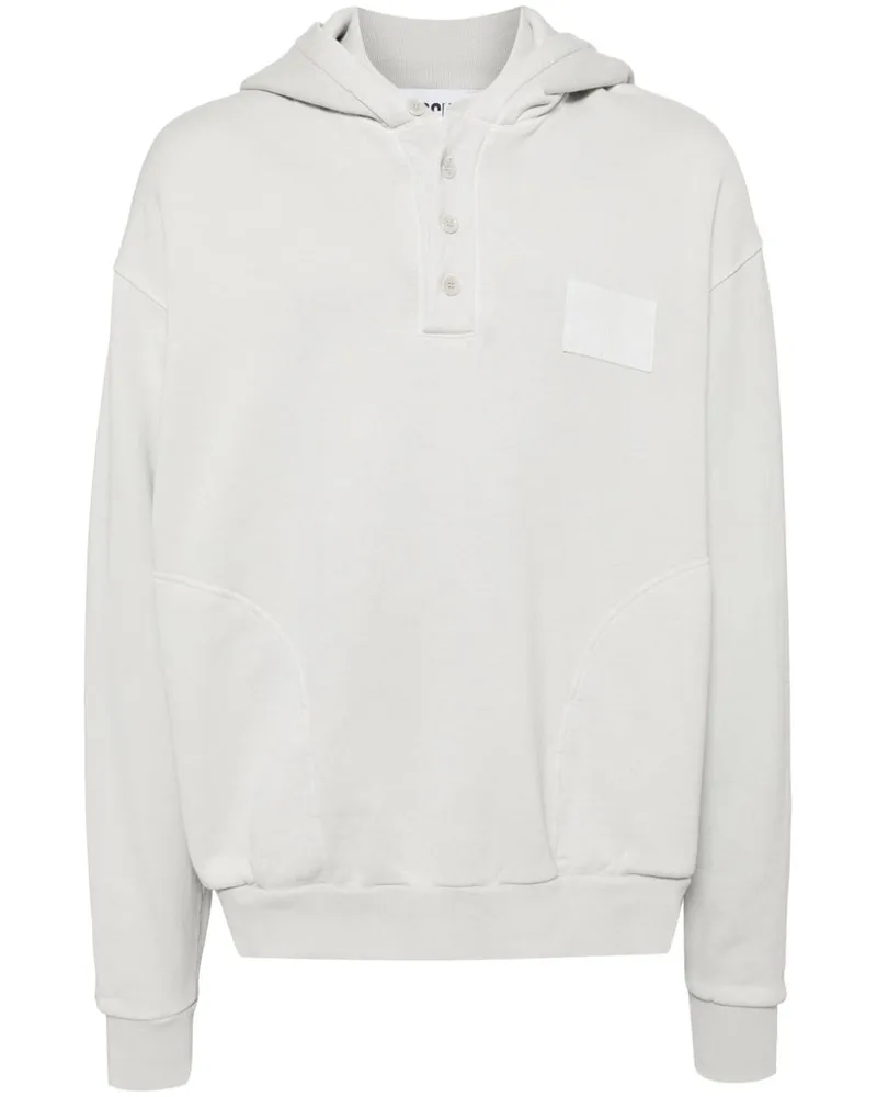 Moschino Hoodie mit Logo-Patch - Grau Grau