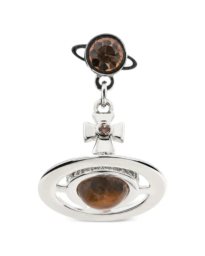 Vivienne Westwood Petite Orb Ohrringe - Silber Silber
