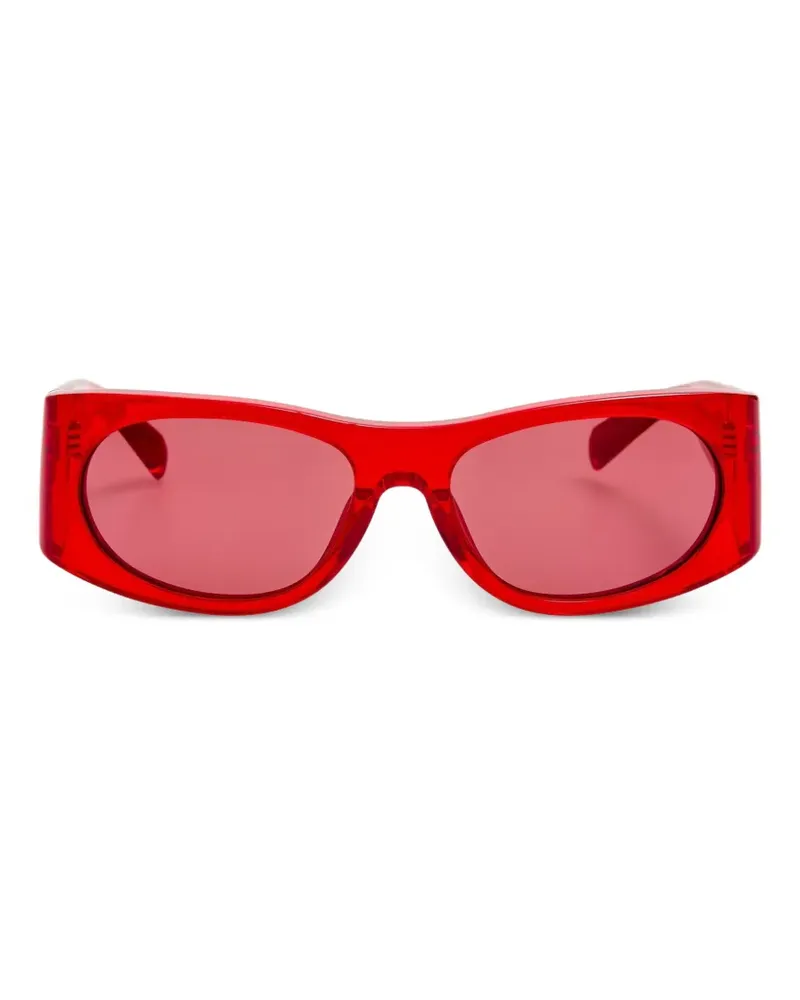 Jacquemus Sonnenbrille mit Logo - Rot Rot