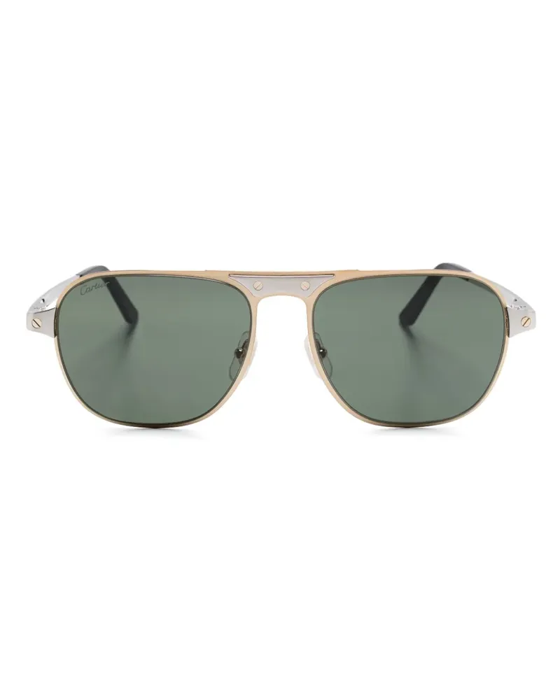 Cartier CT0532S Sonnenbrille - Silber Silber
