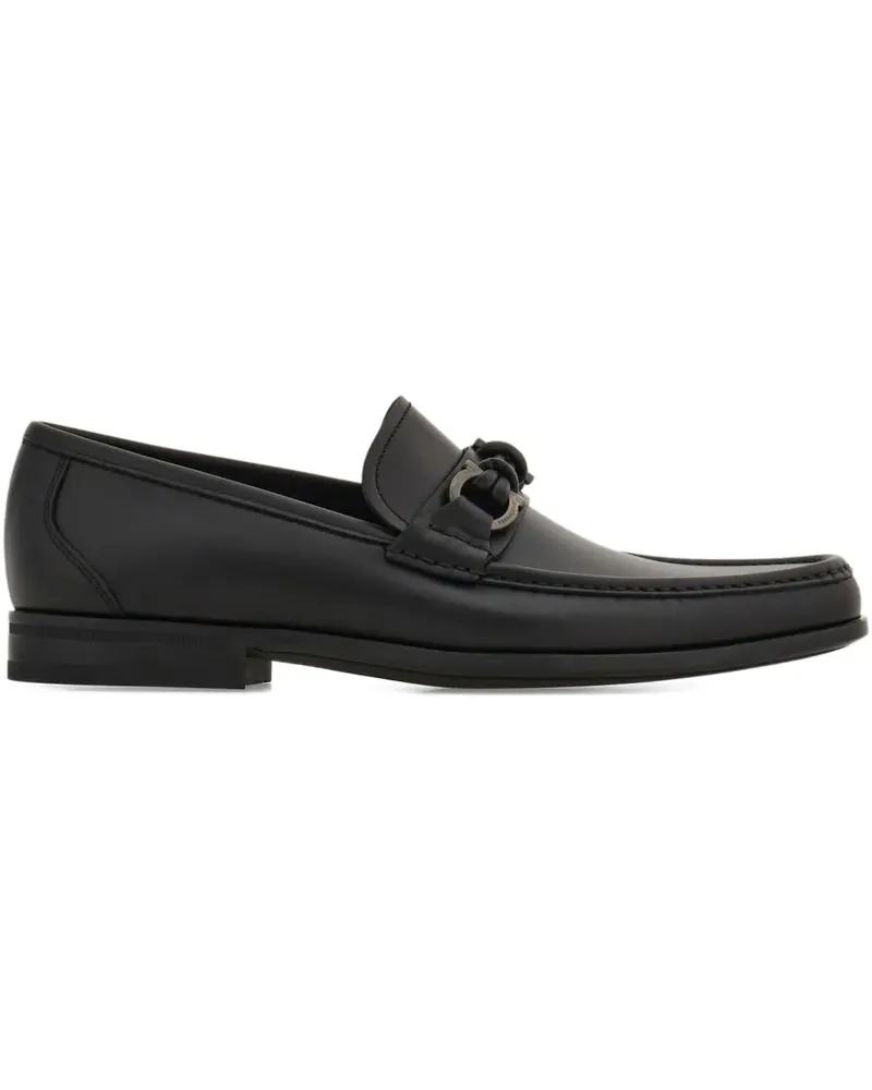 Ferragamo Gancini Loafer - Schwarz Schwarz