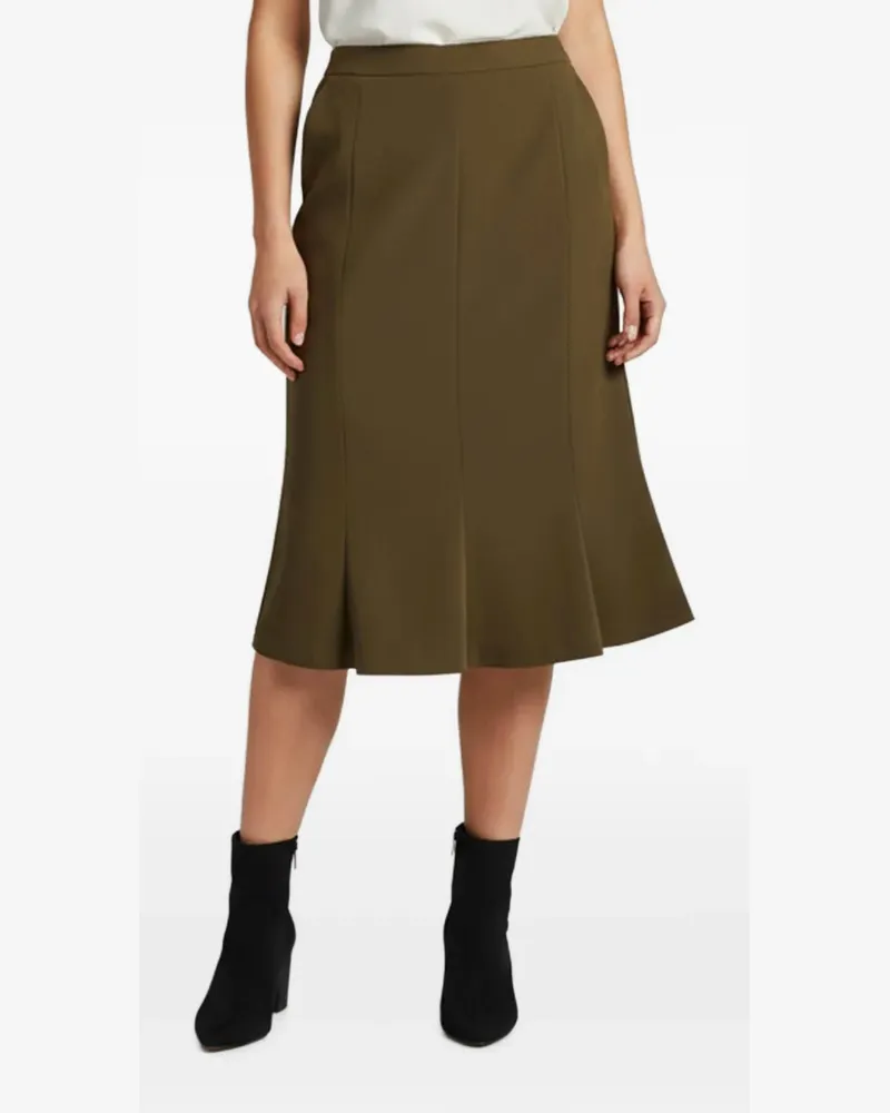 Brunello Cucinelli stretch crepe skirt - Grün Grün